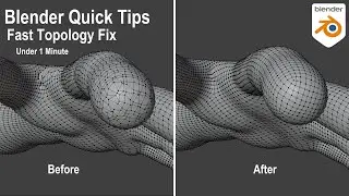 Blender Fast Topology Fix