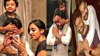 NTR with his son AbhayRam and brother KalyanRam || NTR Birthday Celebrations
