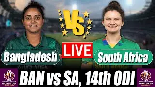 Women World Cup 2025 Score | Bangladesh W vs South Africa W Score 14th ODI Commentary