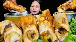 Buffalo Bone Marrow &  with white Rice Mukbang