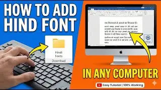 How to Add Hindi Fonts in Any Computer