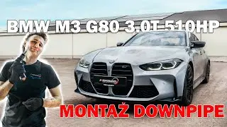 BMW M3 G80🔥MONTAŻ DOWNPIPE!🔥x M4 PERFORMANCE
