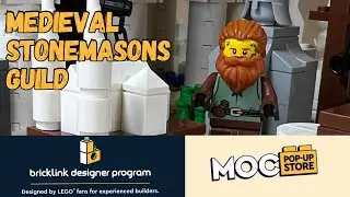 Lego Medieval Stonemasons Guild | Bricklink MOC Pop-up Store