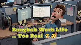 Bangkok Rush Hour & Office Chaos 😂 | Pixar-Style Comedy