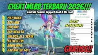 CHEAT MLBB TERBARU 2026‼️ Unlock All sekin , Auto aim, Auto Sekil, Map hack Support All Davice Free