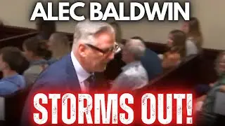 Alec Baldwin STORMS OUT of Court. TRIGGERED. New Mexico. LIVE.