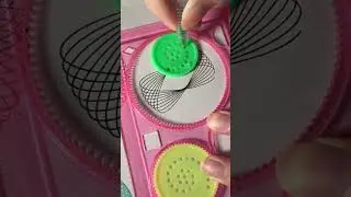 How many rotations did the pen make in total? 🤔 #Spirograph #satisfying #shorts