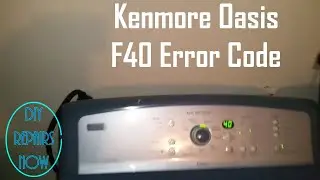 DIY F40 Error Code on Kenmore Oasis Dryer Not Turning on Repair | Model 110.67087600