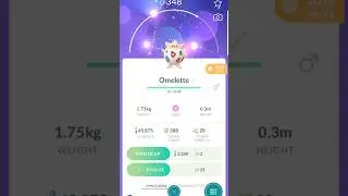 Transferring a shiny Togepi in Pokemon GO