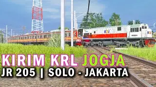 Kirim KRL JOGJA JR 205 Ke Jakarta Via Semarang | Trainz Simulator Indonesia