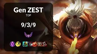 Gen Zest Jax vs Gangplank TOP - KR  Patch 13.16