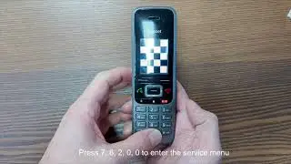 Gigaset hidden service menu / reset handset