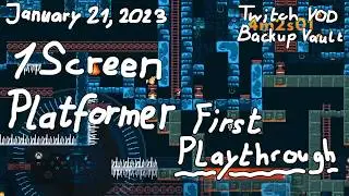 1 Screen Platformer - First Playthrough