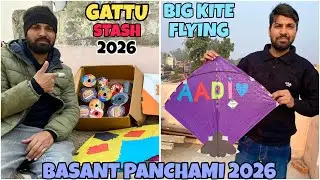 Gattu Stash For Basant Panchami 2026🔥MONO KTC Manjha Testing|Kite Fighting|Kite Cutting|Kite Flying