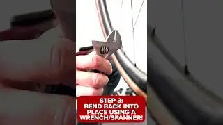 How To Straighten A Disc Brake Rotor #shorts