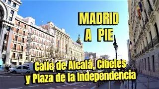 🚶PASEO desde PUERTA del SOL🌞 hasta PLAZA de la INDEPENDENCIA🏙️Madrid