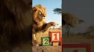 Kids Learn to Count 1&ndash;10 with a Cute Lion