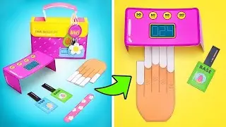 💅 &iexcl;Sal&oacute;n de u&ntilde;as en papel DIY! 🎨 Dise&ntilde;a manicuras lindas como toda una pro ✨💼