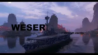 Weser german aircraft carrier gamplay