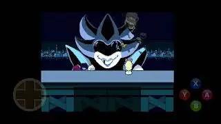 Deltarune Chapter II - Giga Queen boss fight (with cutscenes)