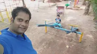 Ariaan Aithwadekar with Vijay Aithwadekar father's love SANJEEVAIAH PARK HYDERABAD, TELANGANA