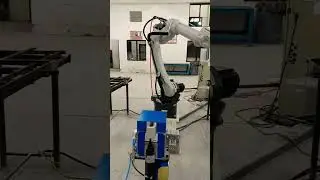Panasonic Robot Testing After Commission #panasonic #robot #automation #trending #technology