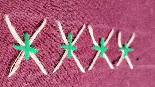 Moderen hand embroidery very easy fancy embroidery design#embroidery #art 