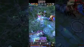 Meepo Too Fast! Enemies Deleted in Seconds! #shorts #dota2 #meepo #rampage #akarasdota2