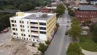 Willimantic CT Main St Fly Over