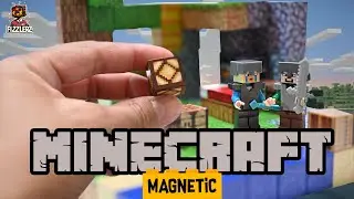 Minecraft Magnetic Blocks : New toy ASMR ⭐️: EP4