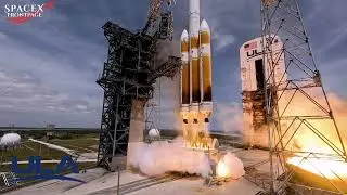 From Launchpad to the Sky: A Cinematic Perspective of the Last Delta 4 Heavy Rocket Launch