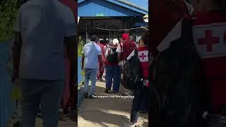 Canadian Red Cross emergency medical clinic team supports healthcare services in Jamaica