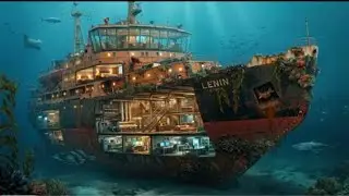 Building a House😱 Under the Sea (ASMR) | Step By Step Cargo Shipwreck Home Build😱