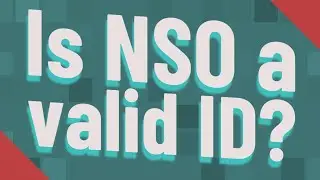 Is NSO a valid ID?