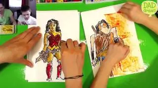 How to Draw Wonder Woman | Justice League