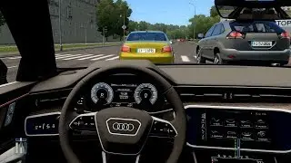 City Car Driving - Audi A6 55 TFSI | High Traffic