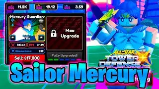🌊Mercury Guardian (SAILOR MERCURY) ALL STAR TOWER DEFENSE X🌟[SHOWCASE] #roblox