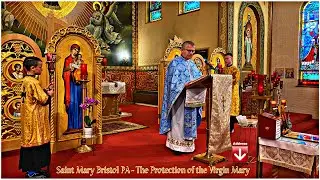 Saint Mary Bristol PA - The Protection of the Virgin Mary #familyBarbershopAlterego #Pennsylvania