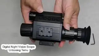 Unboxing Digital Night Vision Scope MEGAOREI 1080P Hunting Monocular From Temu