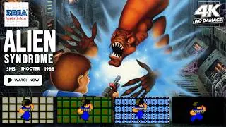 [SEGA Master System Longplay] Alien Syndrome | Full Game Walkthrough | 4K