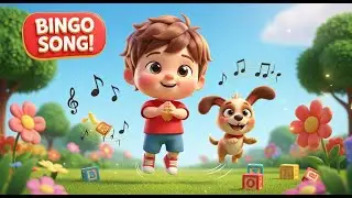 Bingo Song &ndash; Nursery Rhyme, Toddler Learning, Spelling Fun, and Animal Adventure