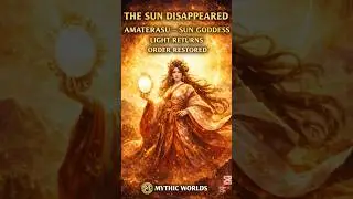 AMATERASU &mdash; GODDESS OF THE SUN ☀️🔥 | MYTHIC WORLDS #shorts #viralshorts