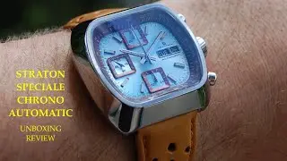 Straton&nbsp;Speciale Sky Blue Automatic Watch | Review Valjoux Relogios