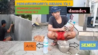 bagaimana cara menambal kolam yang rembes dan bocor menggunakan damdex - sangat ampuh