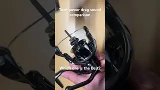 Shimano twin power drag sound comparison 20vs24