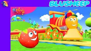 Humpty the Train on a Fruits Ride | Blusheep Nursery Rhymes & Kids Songs