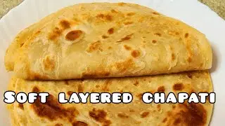 SOFT LAYERED CHAPATI RECIPE | How to make fluffy chapati #viralvideo @milly-kitchen #recipe #food 
