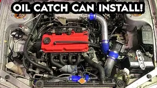 BUDGET EVO OIL CATCH CAN INSTALL (SOHC 4G93 TURBO)