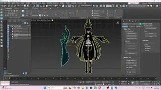 3ds Max Black Gold Saw weapon model showcase pt2
