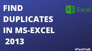 How to Find Duplicacy in MS Excel
